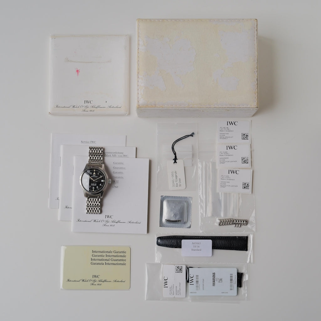 IWC/パイロットウォッチ/マークXII(12)/トリチウム/箱・保証書付き/IWC PILOTS WATCH Mark.12 REF.IW324101 Full Set 1990s