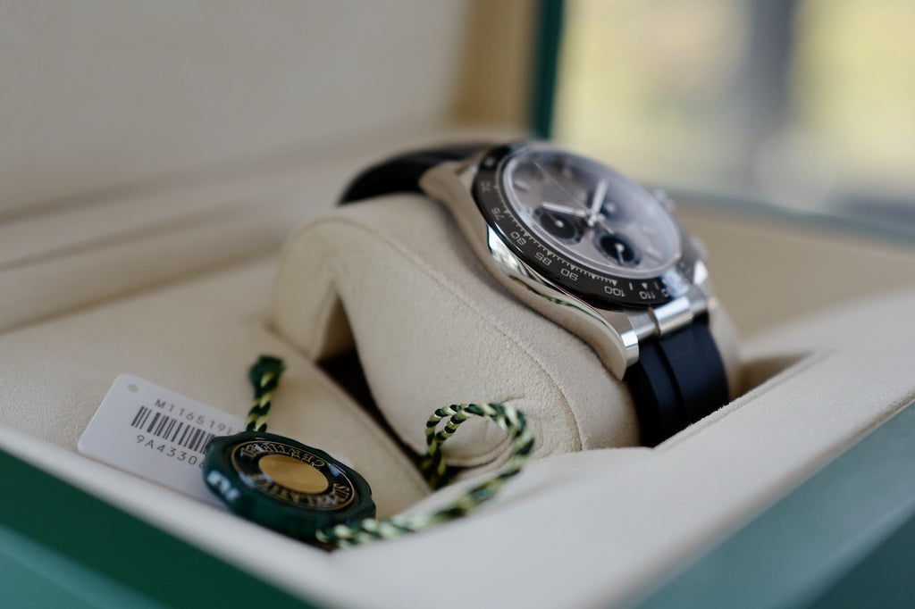 ROLEX DAYTONA ref.116519LN 18KWG Steel & Black Panda dial Fullset