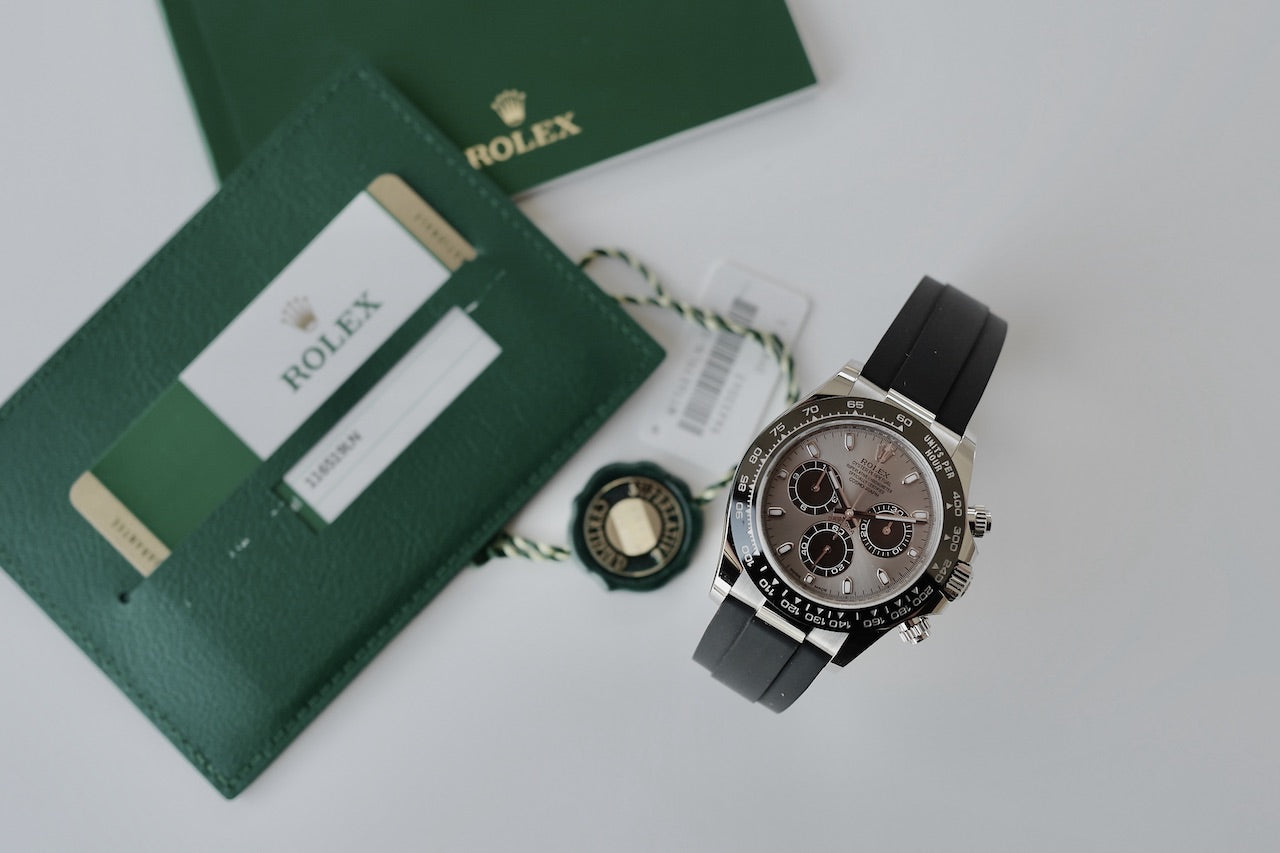 ROLEX DAYTONA ref.116519LN 18KWG Steel & Black Panda dial Fullset