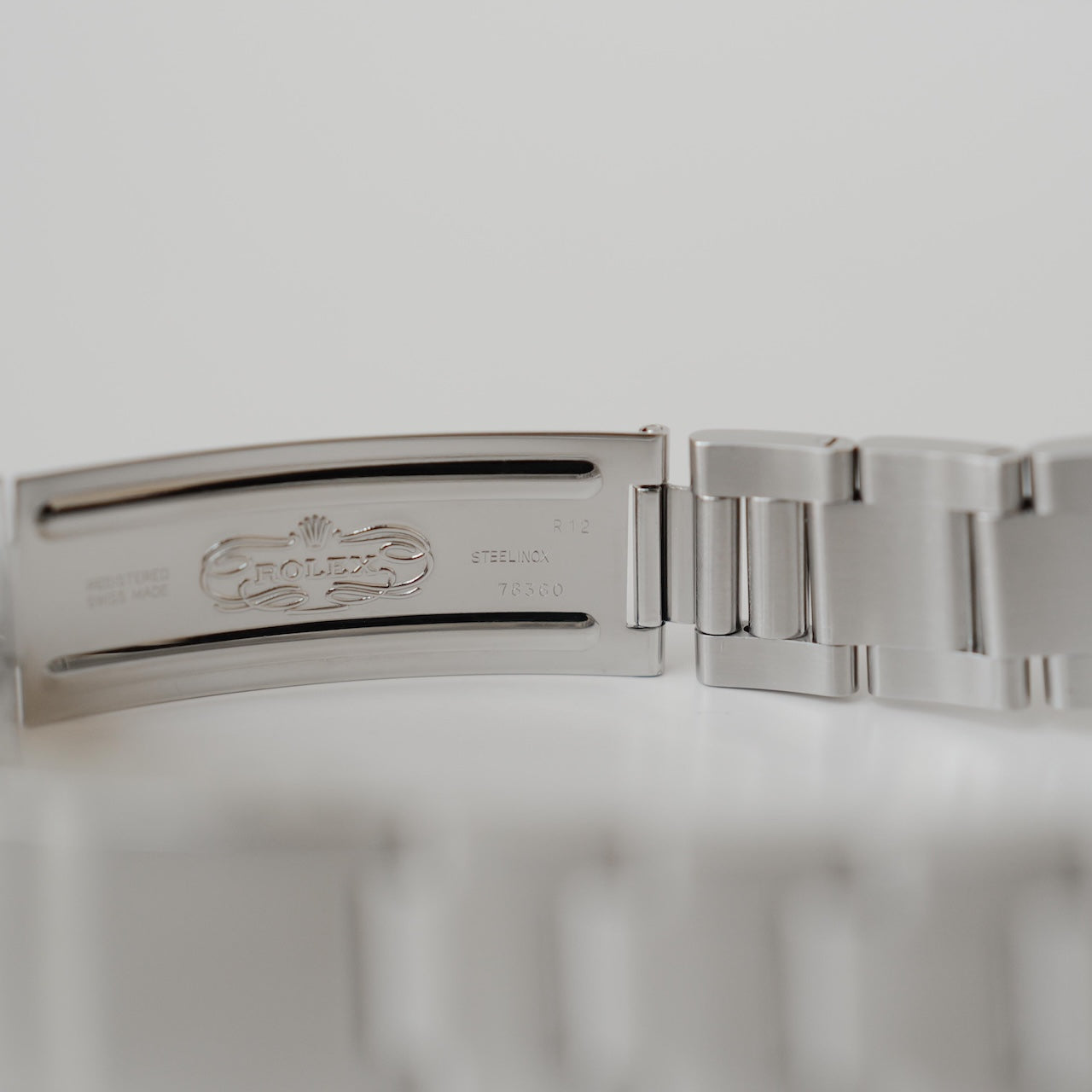 ロレックス/エクスプローラー14270/X番/少しパティーナダイヤル/オールトリチウム/シングルバックル/ラグ横穴あり/ROLEX EXPLORER 1 REF.14270 "Little PATINA" X-Serial All tritium Single buckle 1991-92Y