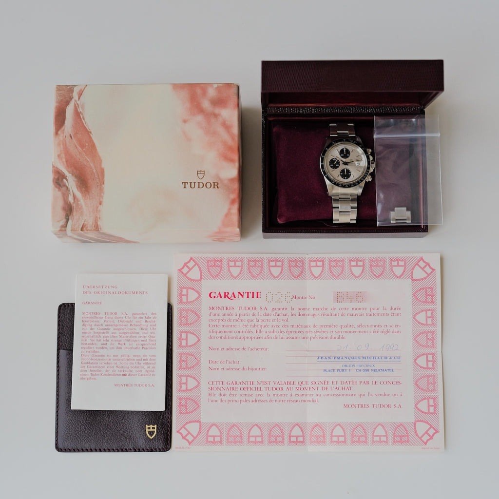チューダー/チュードル/クロノタイム79160/カマボコケース/箱・国際保証書付き/TUDOR CHRONO TIME Ref.79160 "BIG BLOCK" 1992Y with Paper and Box