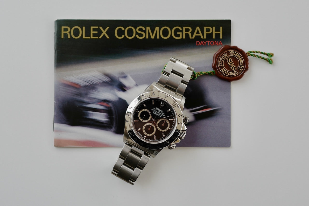 Cosmograph DAYTONA ref.16520N inverted "6" Single buckle 1991y ROLEX JP OH guarantee