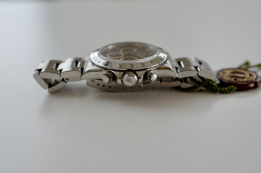 Cosmograph DAYTONA ref.16520N inverted "6" Single buckle 1991y ROLEX JP OH guarantee