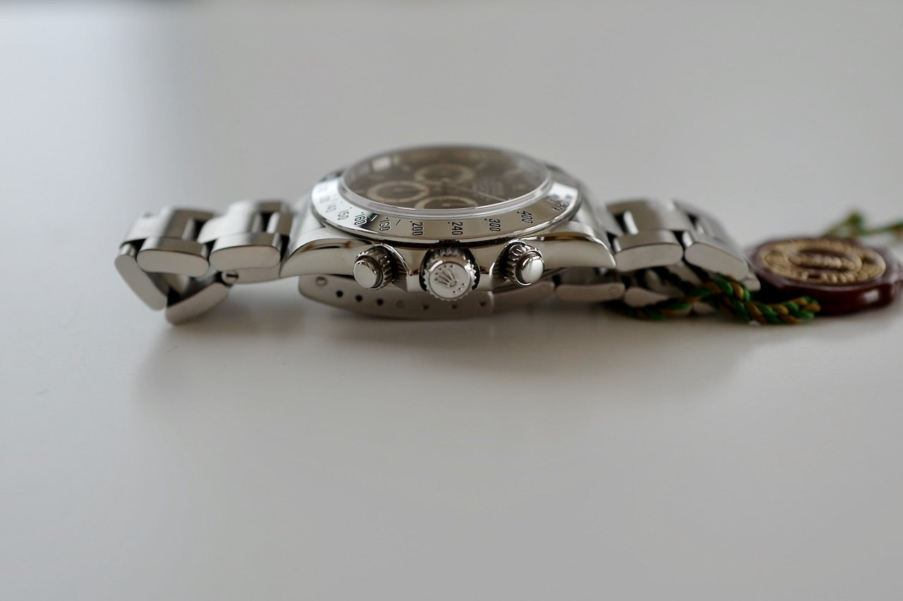 Cosmograph DAYTONA ref.16520N inverted "6" Single buckle 1991y ROLEX JP OH guarantee