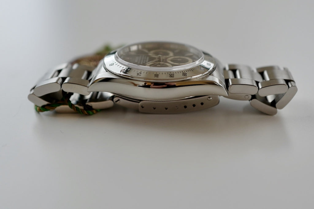 Cosmograph DAYTONA ref.16520N inverted "6" Single buckle 1991y ROLEX JP OH guarantee