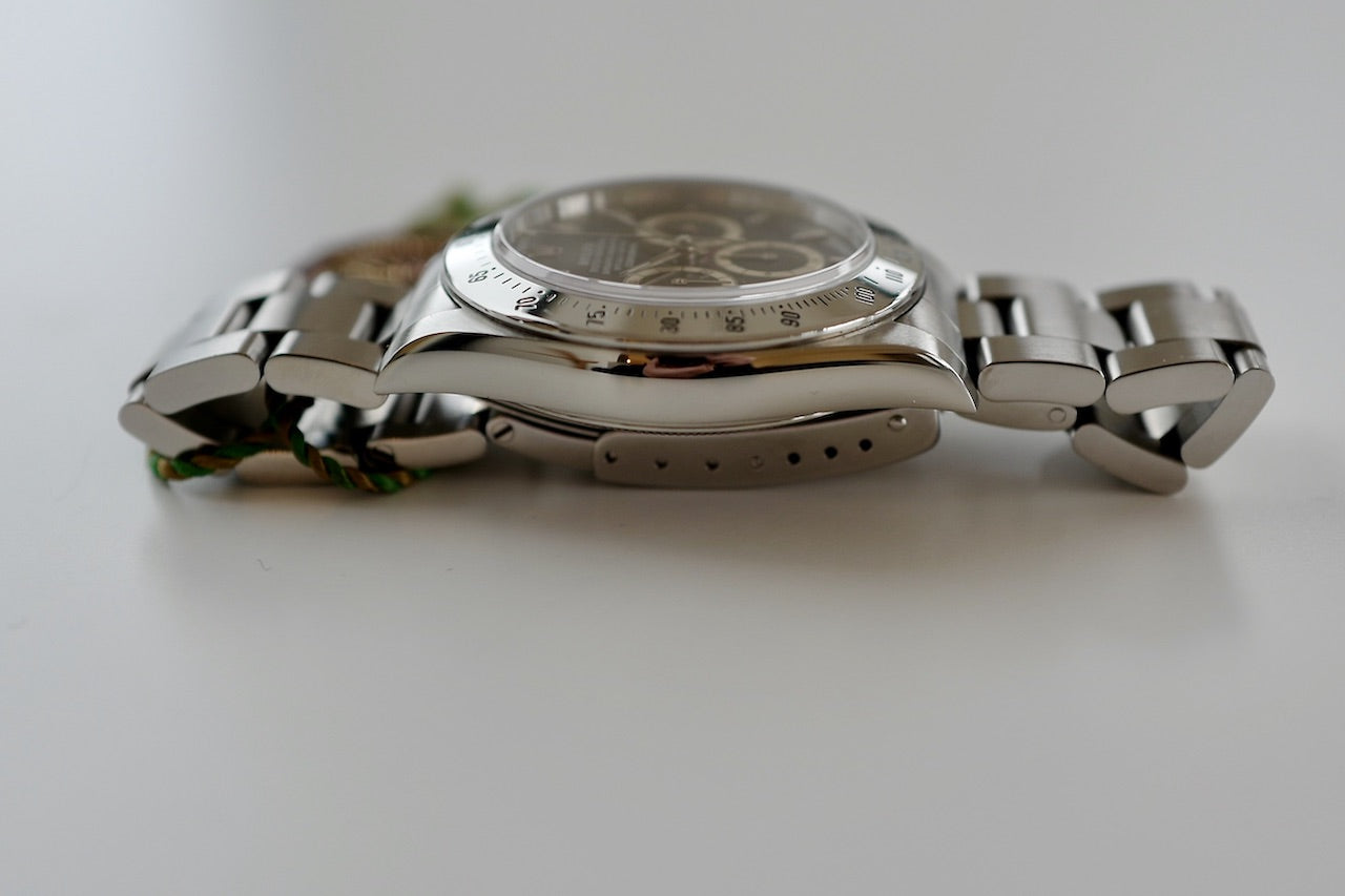 Cosmograph DAYTONA ref.16520N inverted "6" Single buckle 1991y ROLEX JP OH guarantee