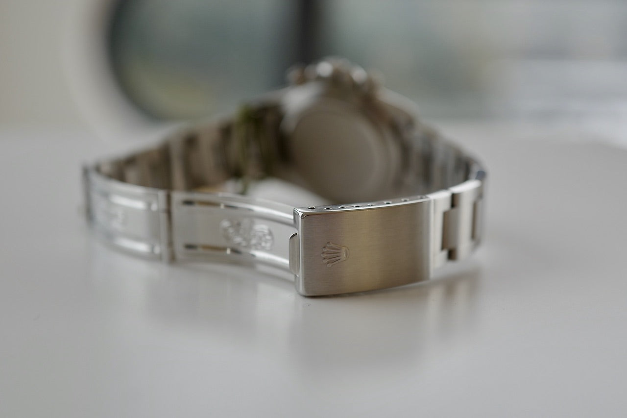 Cosmograph DAYTONA ref.16520N inverted "6" Single buckle 1991y ROLEX JP OH guarantee