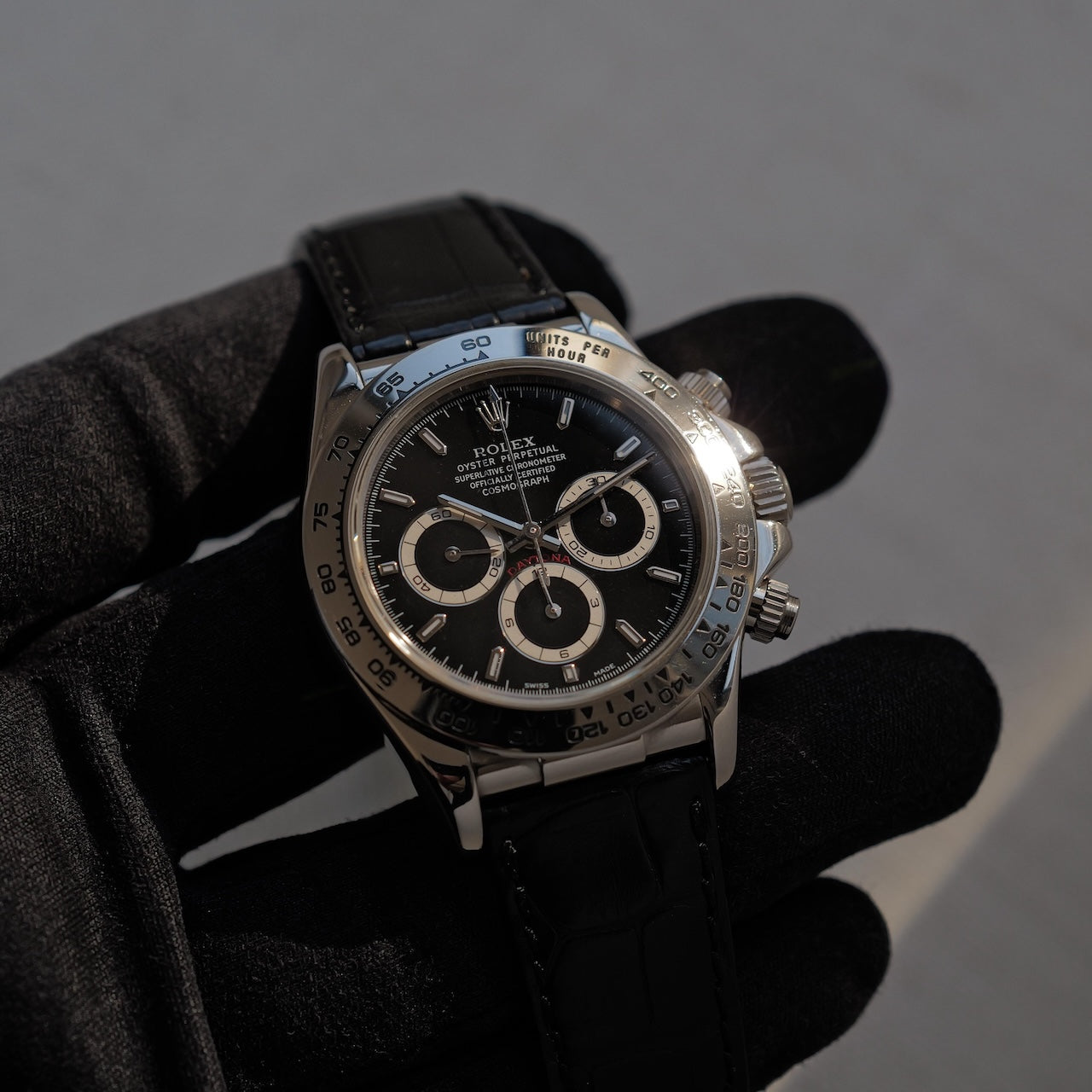 ロレックス/デイトナ16519/A番/18Kホワイトゴールド/黒文字盤/ROLEX DAYTONA REF.16519 Black Dial 18KWG A-Serial 1998-99Y