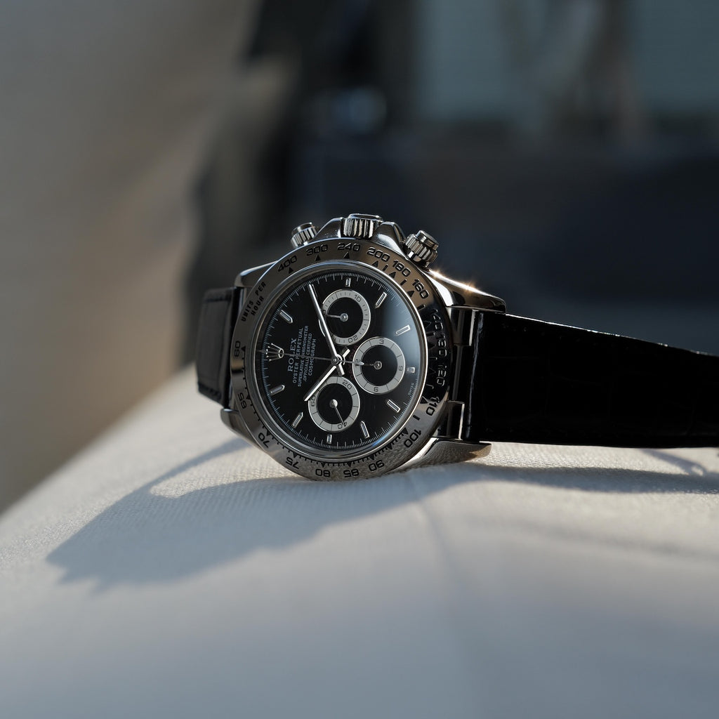ロレックス/デイトナ16519/A番/18Kホワイトゴールド/黒文字盤/ROLEX DAYTONA REF.16519 Black Dial 18KWG A-Serial 1998-99Y