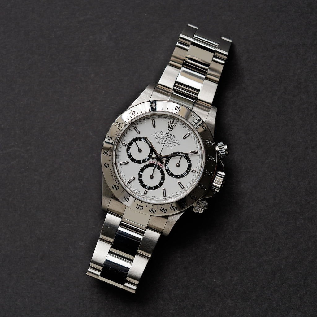ロレックス/デイトナ16520/最終品番/P番/マーク7ダイヤル/USギャラ/フルセット/ROLEX DAYTONA REF.16520 Mark 7 Dial 2000 US Guarantee Full Set