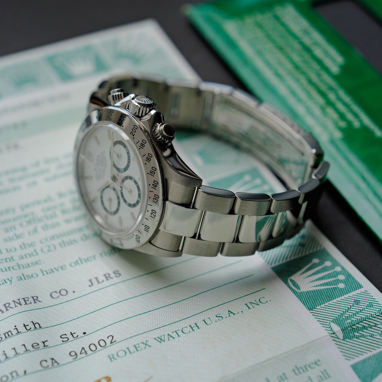 ロレックス/デイトナ16520/最終品番/P番/マーク7ダイヤル/USギャラ/フルセット/ROLEX DAYTONA REF.16520 Mark 7 Dial 2000 US Guarantee Full Set