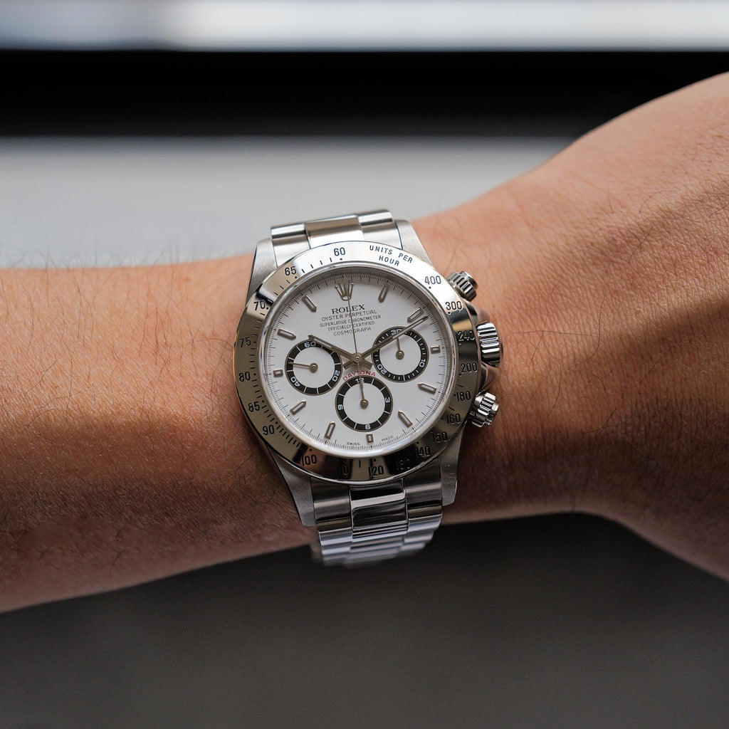 ロレックス/デイトナ16520/最終品番/P番/マーク7ダイヤル/USギャラ/フルセット/ROLEX DAYTONA REF.16520 Mark 7 Dial 2000 US Guarantee Full Set