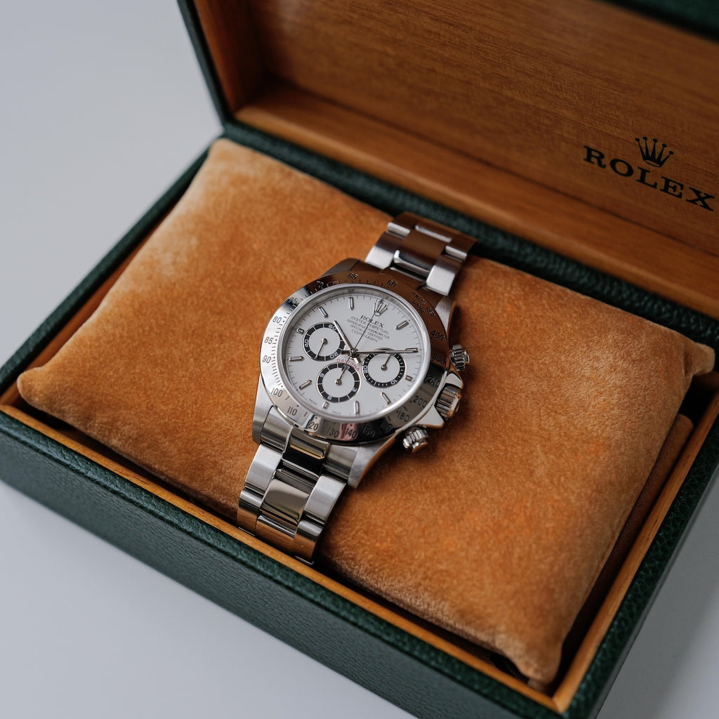 ロレックス/デイトナ16520/最終品番/P番/マーク7ダイヤル/USギャラ/フルセット/ROLEX DAYTONA REF.16520 Mark 7 Dial 2000 US Guarantee Full Set