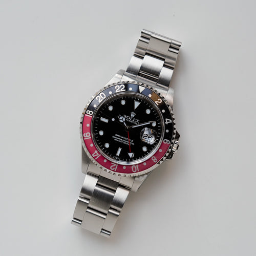 ロレックス/GMTマスター2/16710/A番/スイスオンリー/コークベゼル/保証書付きフルセット/ROLEX GMT-MASTER 2 Ref.16710 "SWISS ONLY" Coke Bezel 1998-99 Full Set