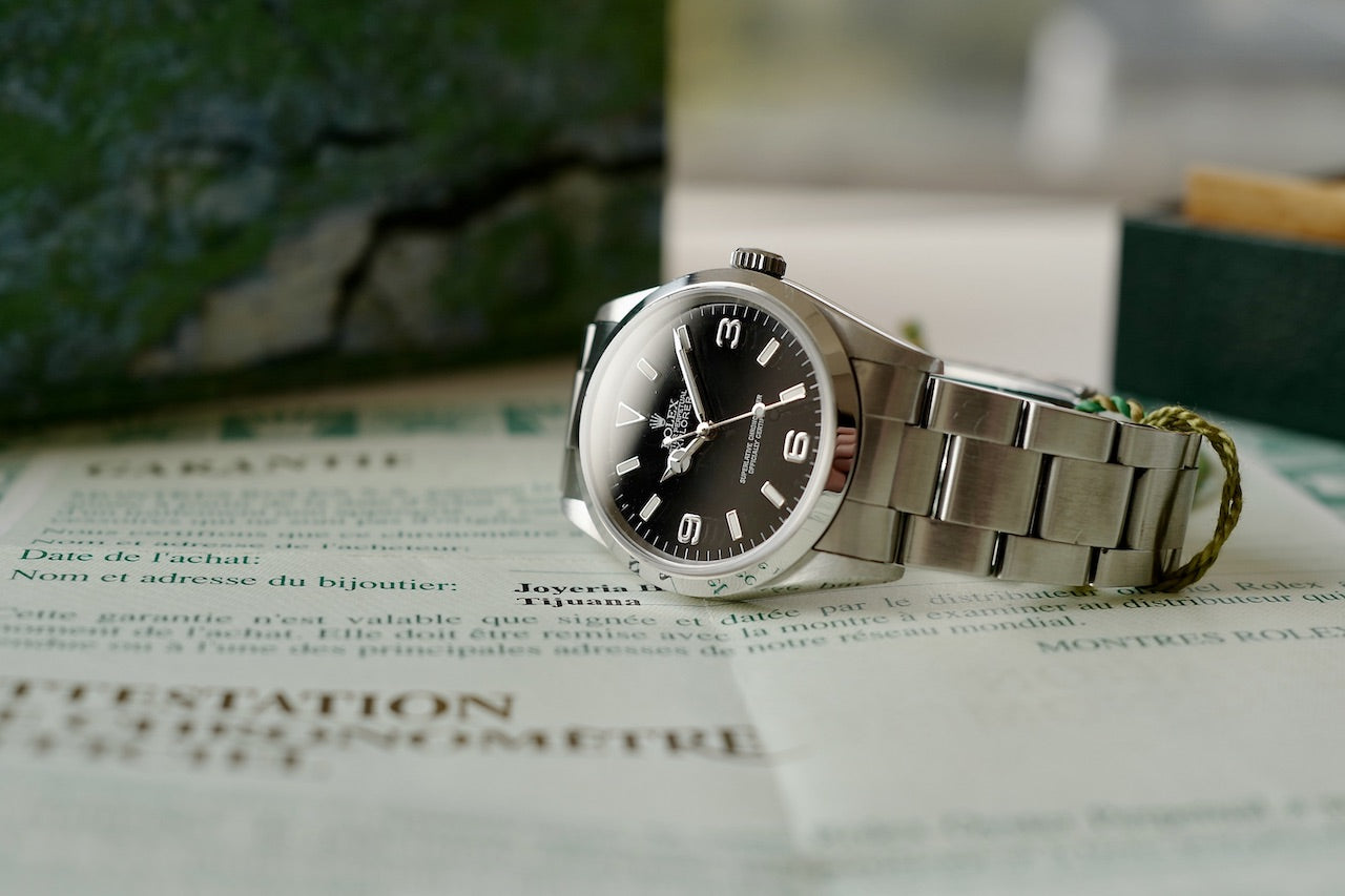 ROLEX EXPLORER1 Ref.14270U Original tritium with Guarantee 1997-98y