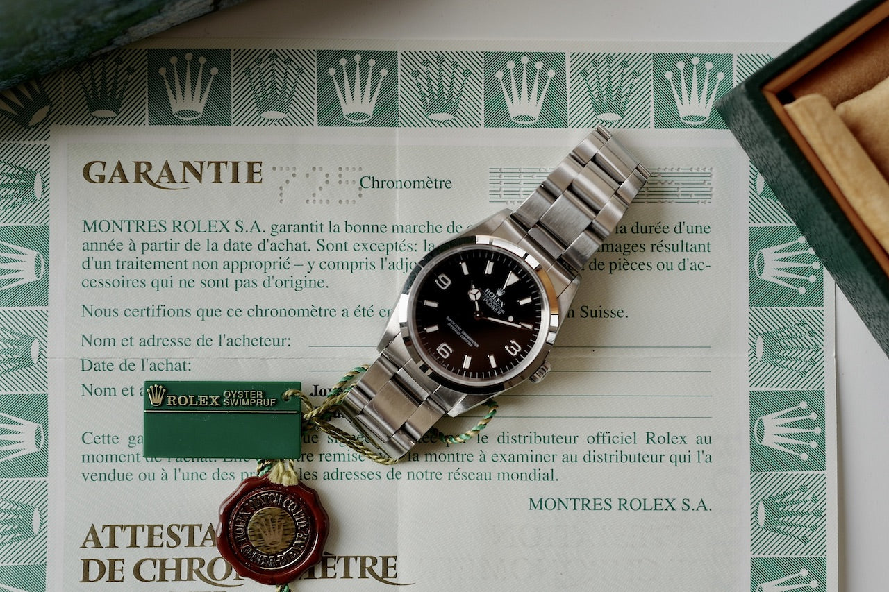 ROLEX EXPLORER1 Ref.14270U Original tritium with Guarantee 1997-98y