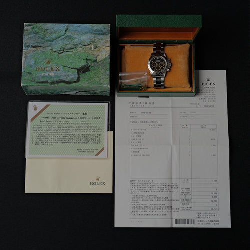 ロレックス/デイトナ16520/S番/パトリッツィ/ブラウンアイ/マーク5ダイヤル/ROLEX DAYTONA REF.16520 Mk.5 "PATRIZZI" All Tritium 1994y Full Set