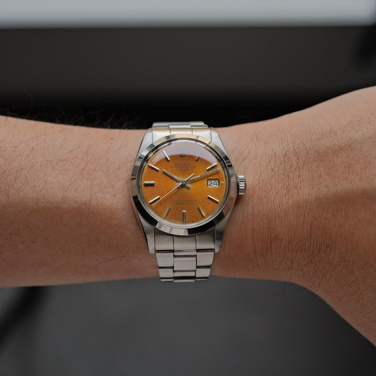 ロレックス/オイスター パーペチュアル デイト1500/トロピカル/ROLEX