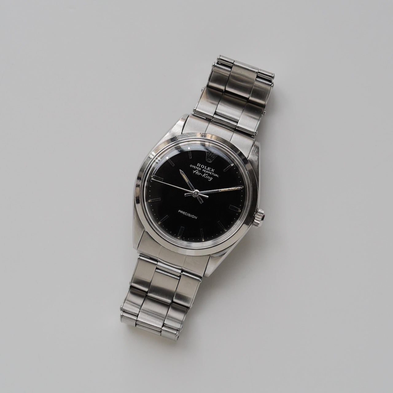 ロレックス/エアキング5500/ミラーダイヤル/シルバーフォント/ROLEX AIR-KING REF.5500 "GILT DIAL" SILVER TEXT 1972y