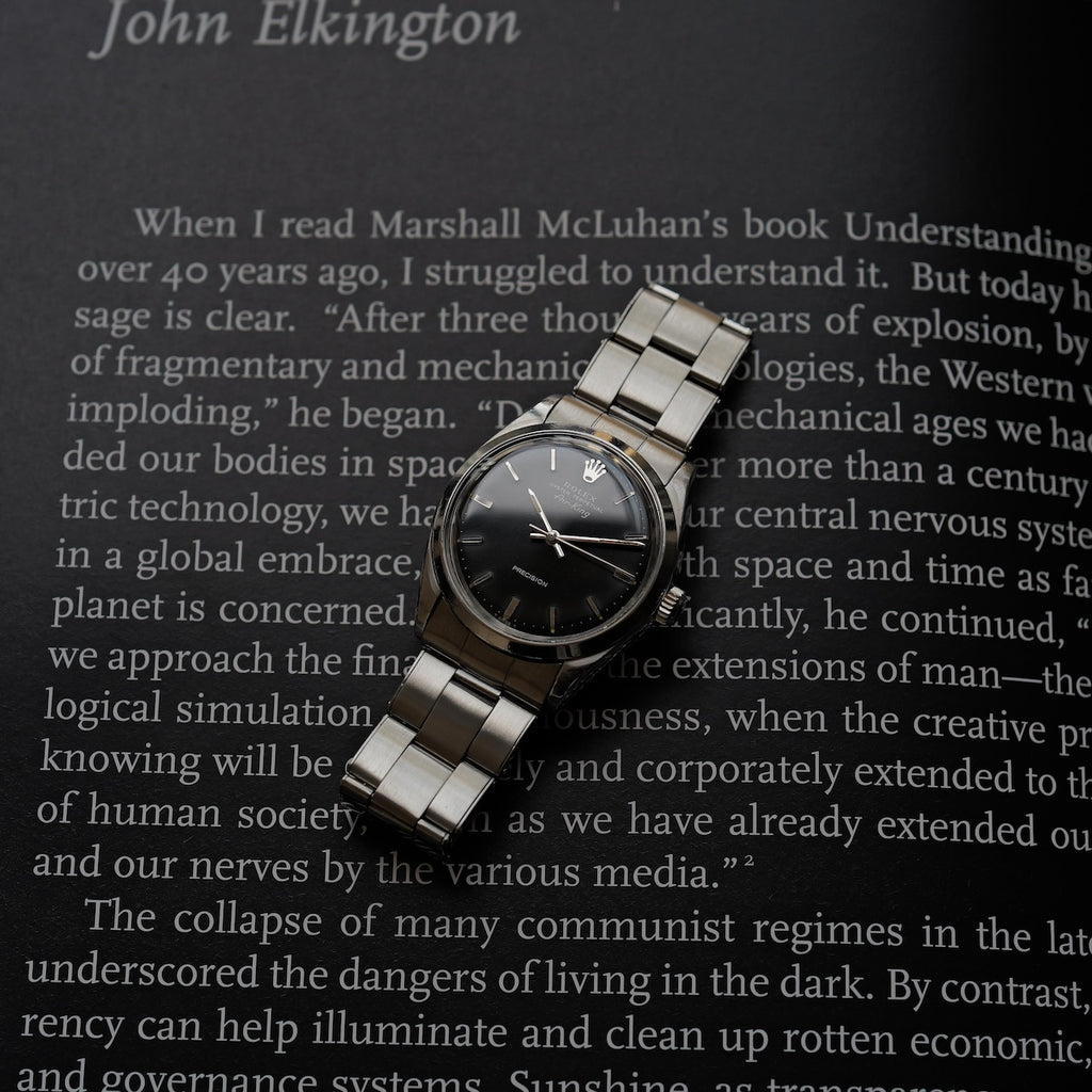 ロレックス/エアキング5500/ミラーダイヤル/シルバーフォント/ROLEX AIR-KING REF.5500 "GILT DIAL" SILVER LETTER 1972y