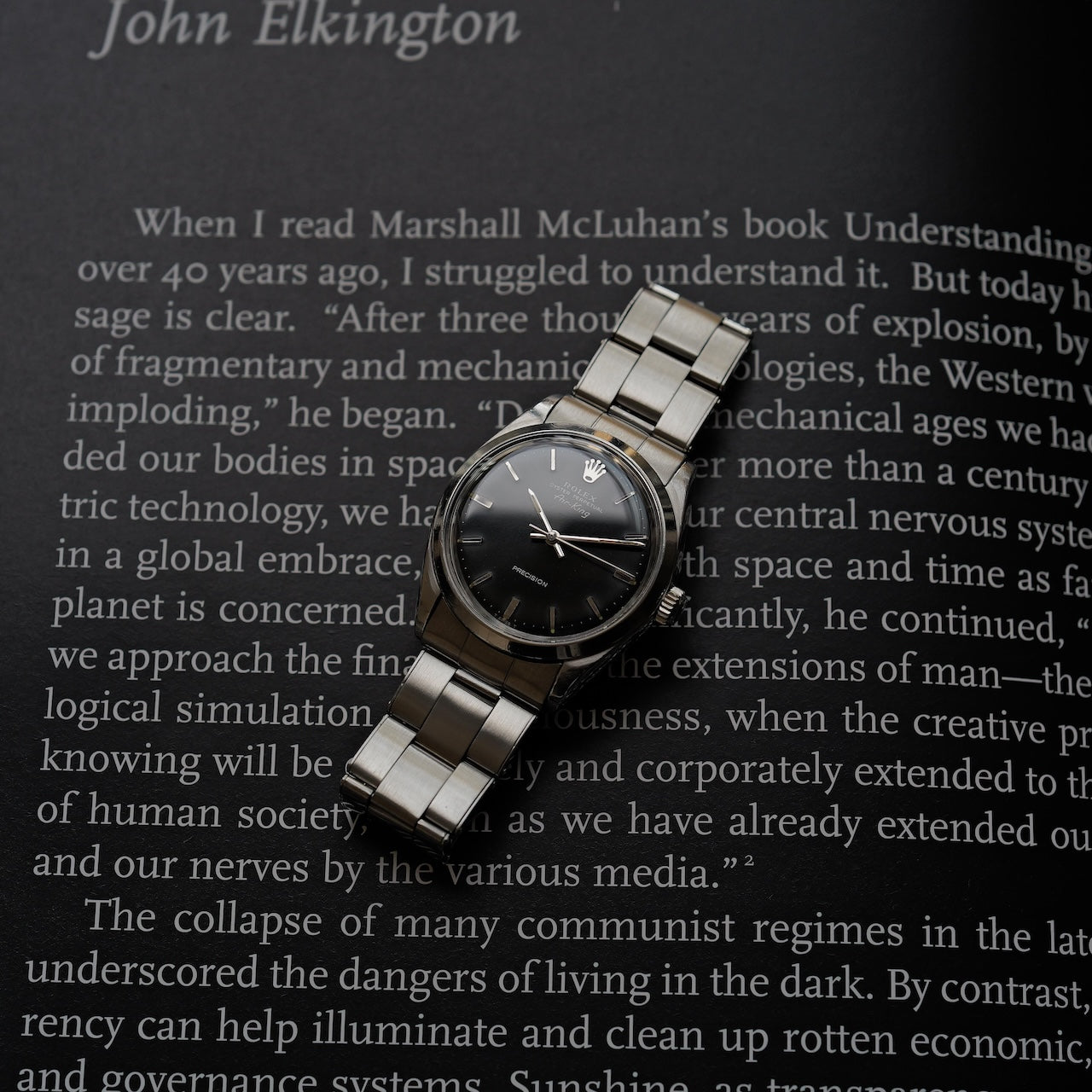 ロレックス/エアキング5500/ミラーダイヤル/シルバーフォント/ROLEX AIR-KING REF.5500 "GILT DIAL" SILVER TEXT 1972y