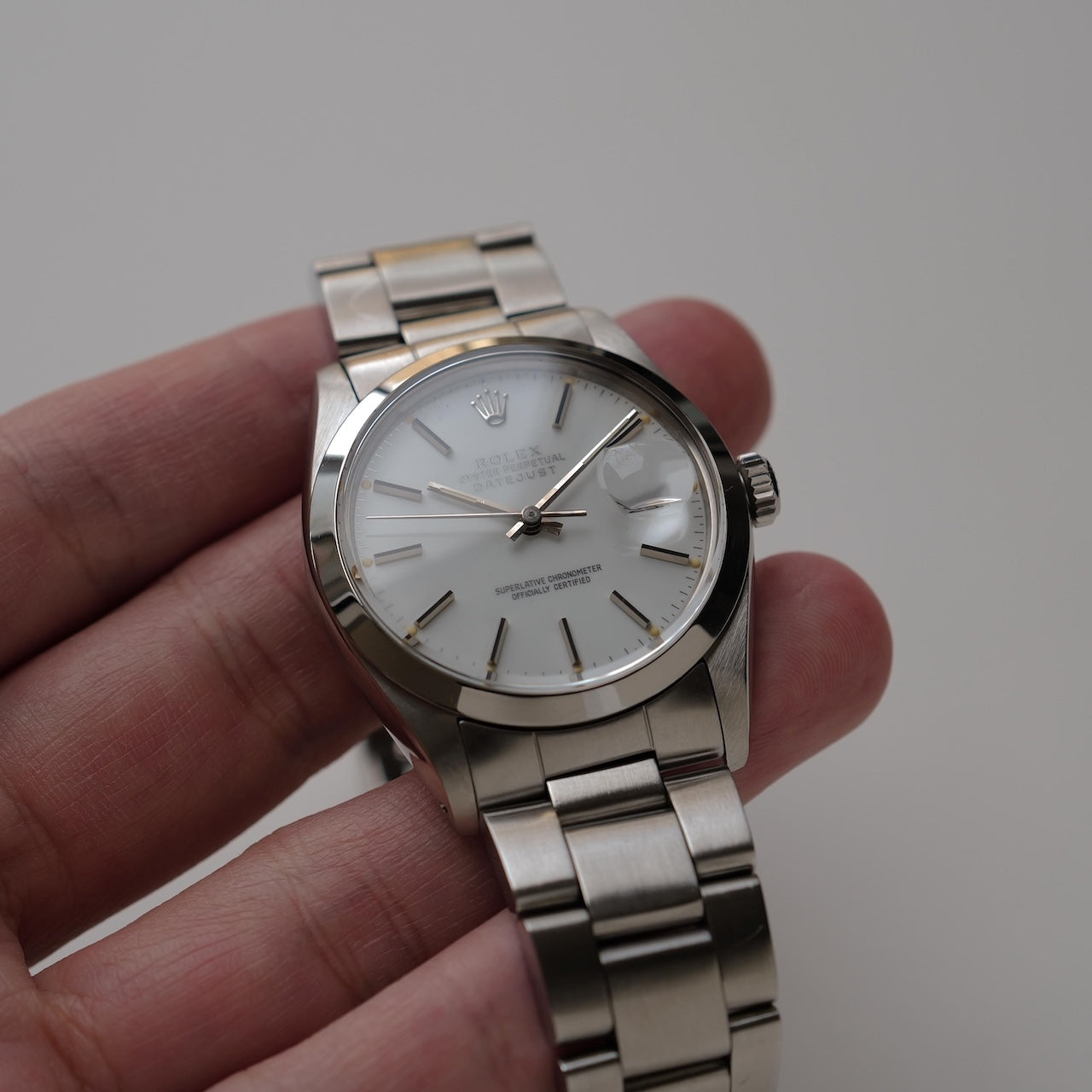 ロレックス/デイトジャスト16000/ポーセリンダイヤル/シルバーフォント/ROLEX DATE-JUST REF.16000 "PORCELAIN DIAL" SILVER PRINT 1978Y