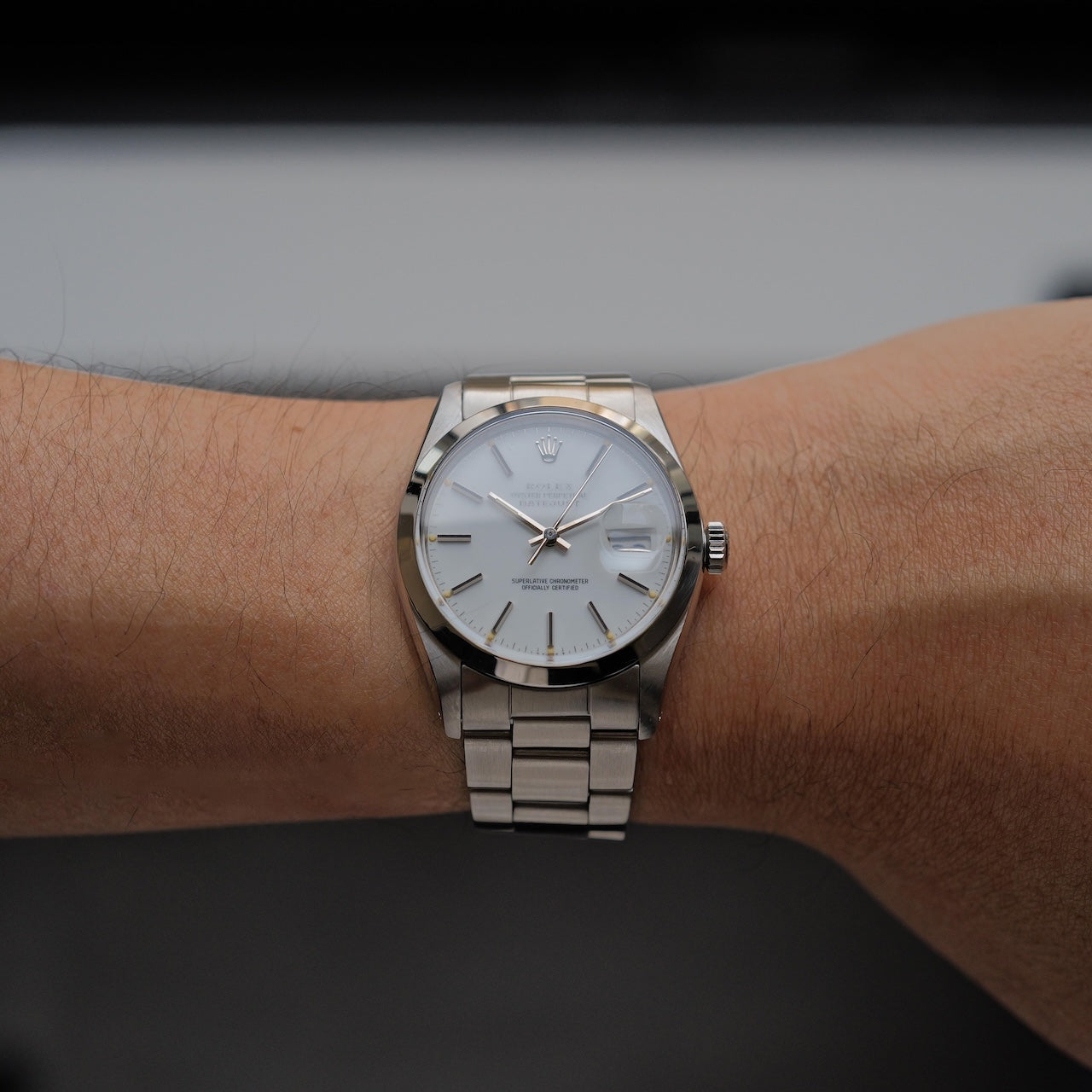 ロレックス/デイトジャスト16000/ポーセリンダイヤル/シルバーフォント/ROLEX DATE-JUST REF.16000 "PORCELAIN DIAL" SILVER PRINT 1978Y