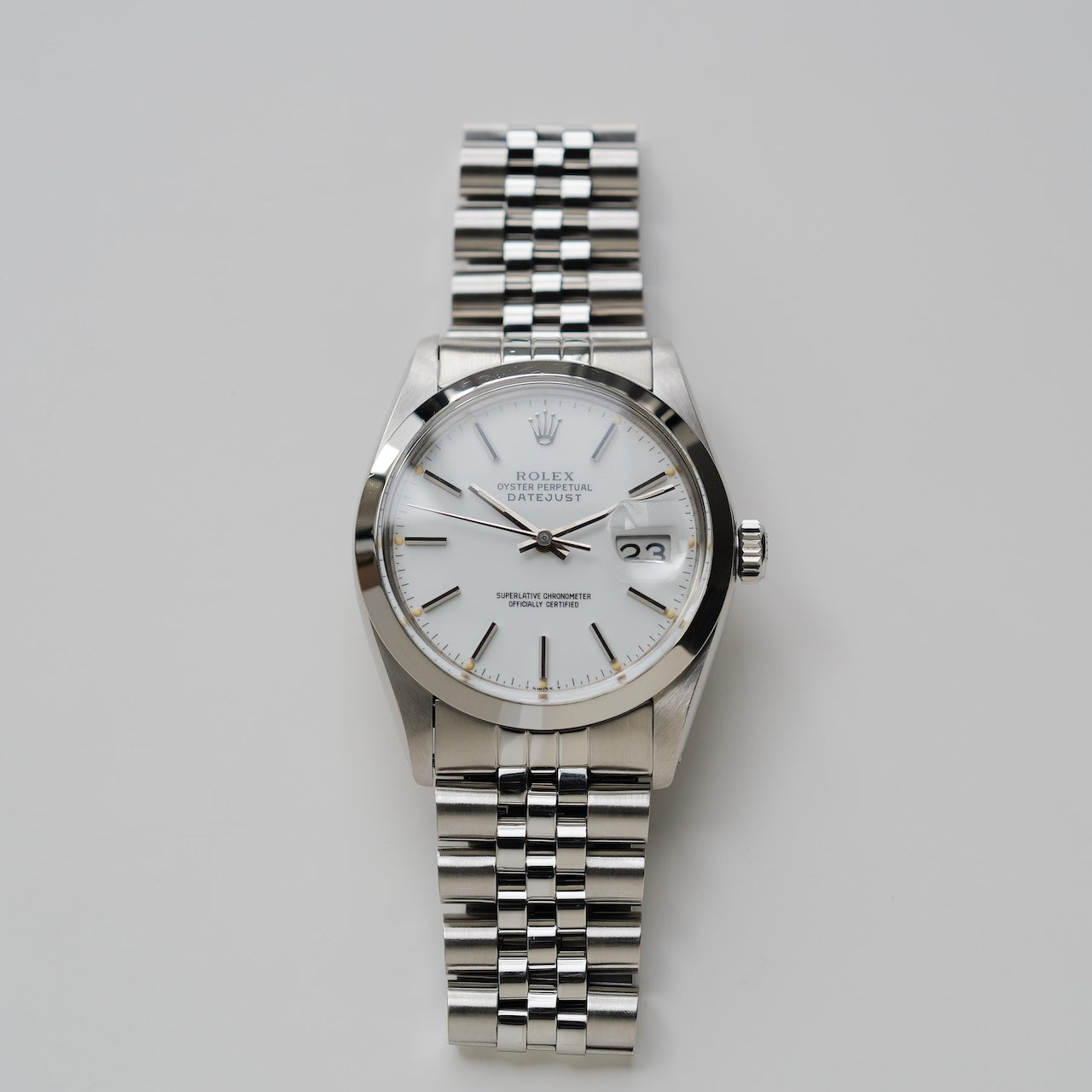 ロレックス/デイトジャスト16000/ポーセリンダイヤル/シルバーフォント/ROLEX DATE-JUST REF.16000 "PORCELAIN DIAL" SILVER PRINT 1978Y