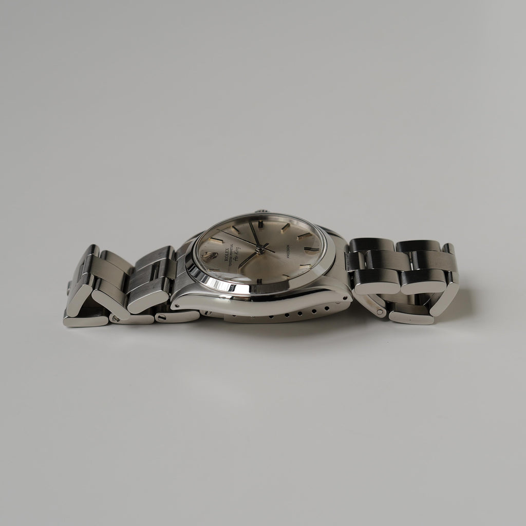 ロレックス/エアキング5500/シルバーダイヤル/箱・保証書付き/ROLEX AIR-KING REF.5500 "SILVER DIAL" 1977Y with Box and Paper