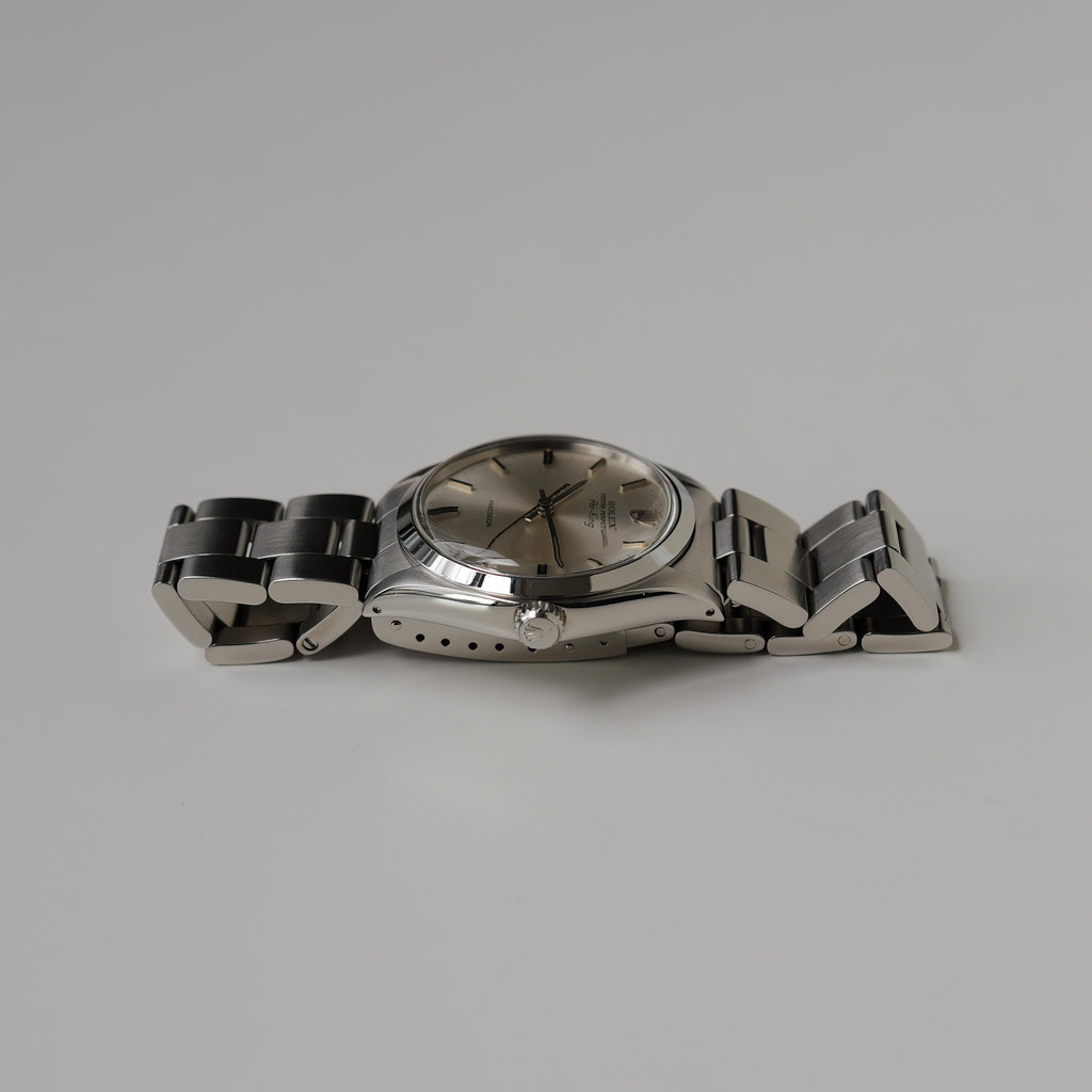 ロレックス/エアキング5500/シルバーダイヤル/箱・保証書付き/ROLEX AIR-KING REF.5500 "SILVER DIAL" 1977Y with Box and Paper