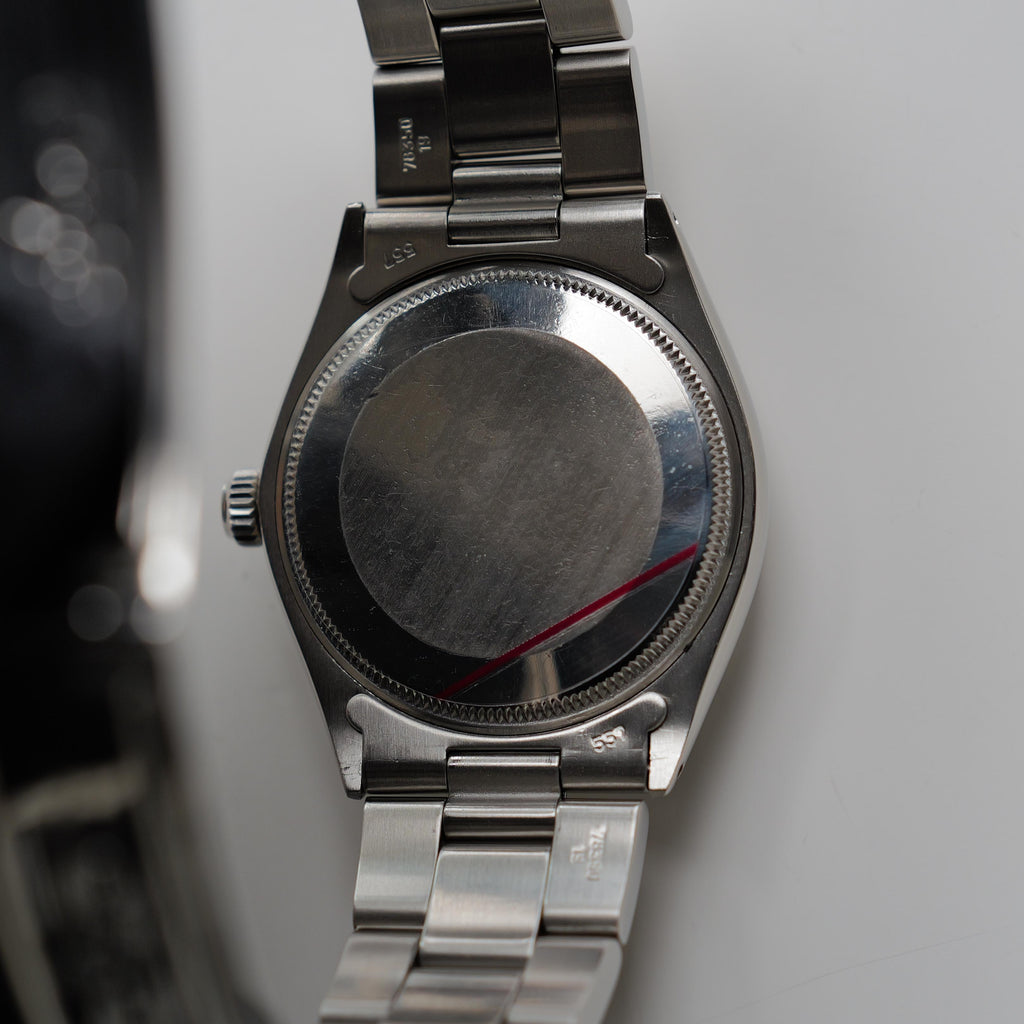 ロレックス/エアキング5500/シルバーダイヤル/箱・保証書付き/ROLEX AIR-KING REF.5500 "SILVER DIAL" 1977Y with Box and Paper