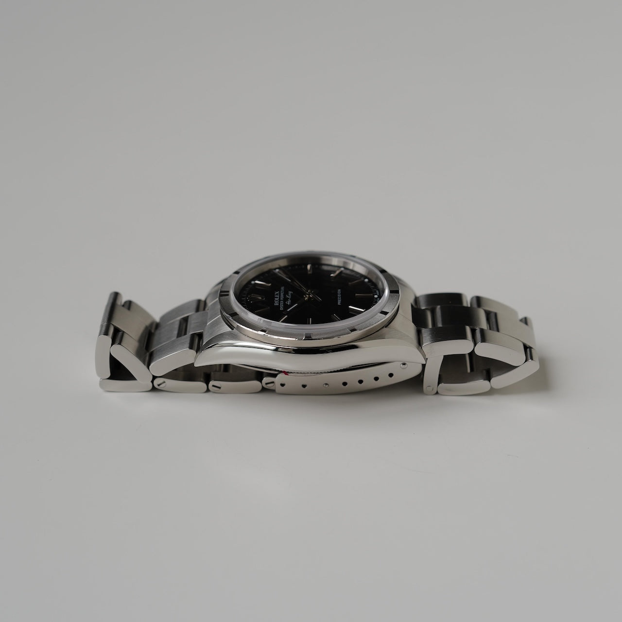 ロレックス/エアキング14010M/Y番/黒文字盤/エンジンターンドベゼル/ROLEX AIR-KING REF.14010M "Black dial" 2002Y