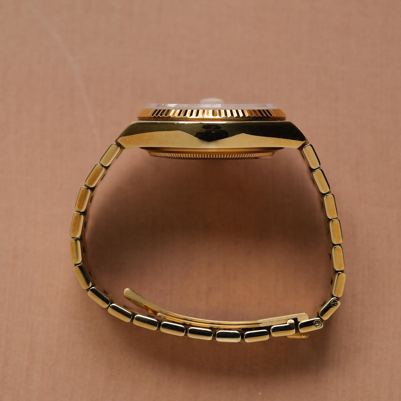 ロレックス/デイデイト オイスタークォーツ/19018N/18Kイエローゴールド/箱・国際保証書付き/ROLEX DAY-DATE OYSTER-QUARTZ REF.19018N 18KYG with Paper and Box 1986Y