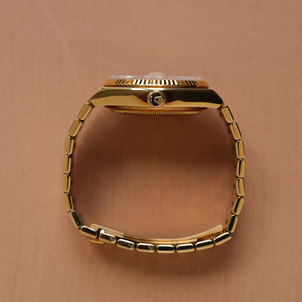 ロレックス/デイデイト オイスタークォーツ/19018N/18Kイエローゴールド/箱・国際保証書付き/ROLEX DAY-DATE OYSTER-QUARTZ REF.19018N 18KYG with Paper and Box 1986Y