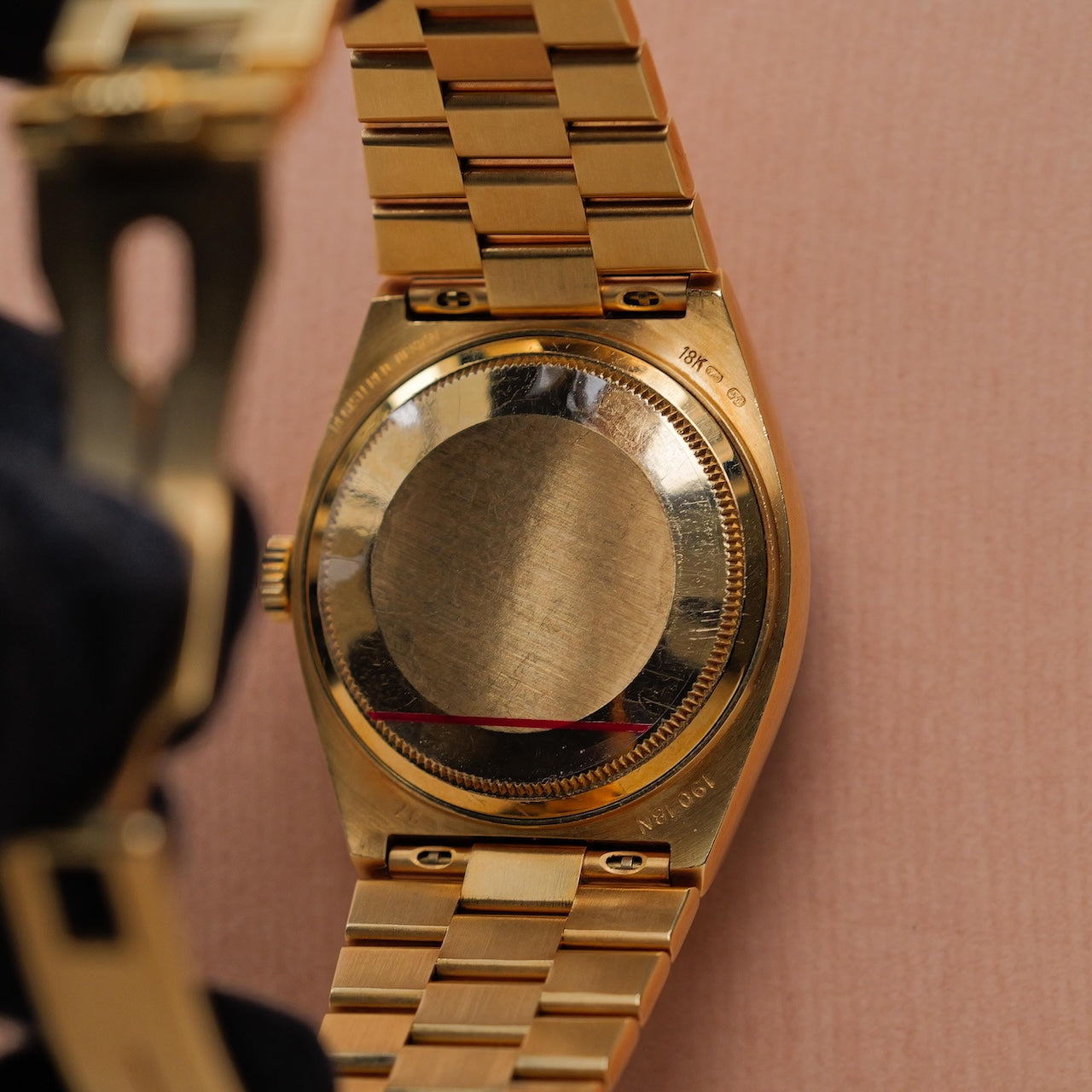 ロレックス/デイデイト オイスタークォーツ/19018N/18Kイエローゴールド/箱・国際保証書付き/ROLEX DAY-DATE OYSTER-QUARTZ REF.19018N 18KYG with Paper and Box 1986Y