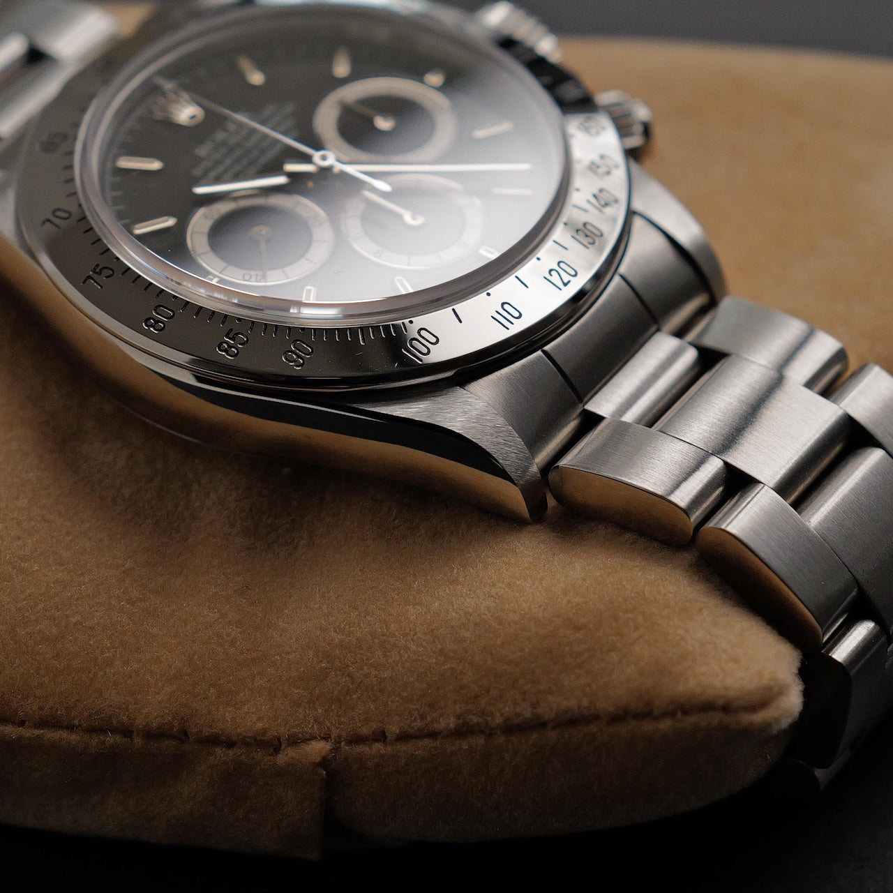 ロレックス/デイトナ16520/N番/マーク３ダイヤル/未使用/逆６/シングルバックル/オールトリチウム/箱・国際保証書付き/ROLEX DAYTONA REF.16520 "Mk.3 Dial" Invert 6 All Tritium Like new condition 1991y with Box and Paper