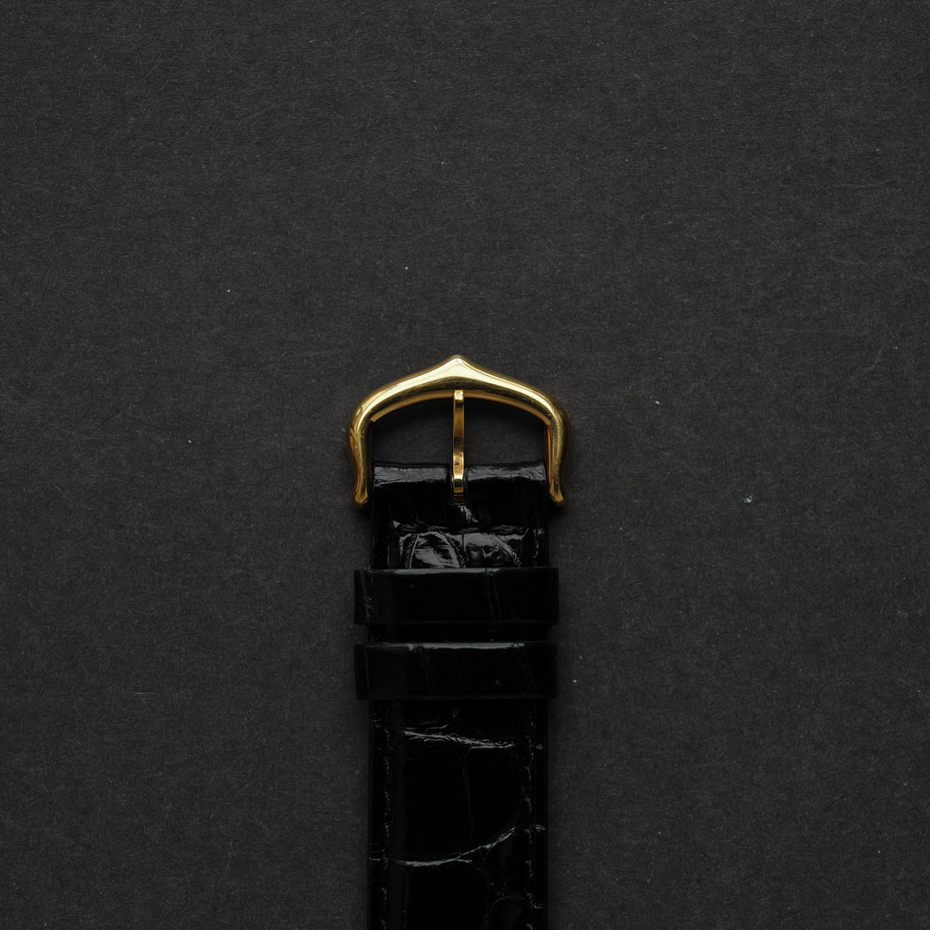 カルティエ/サントス・デュモン1576/LM/プレCPCP/フレデリックピゲ/CARTIER SANTOS DUMONT LM "Pre-CPCP" Extra Plate Ultra Thin Guilloche 1576 18KYG