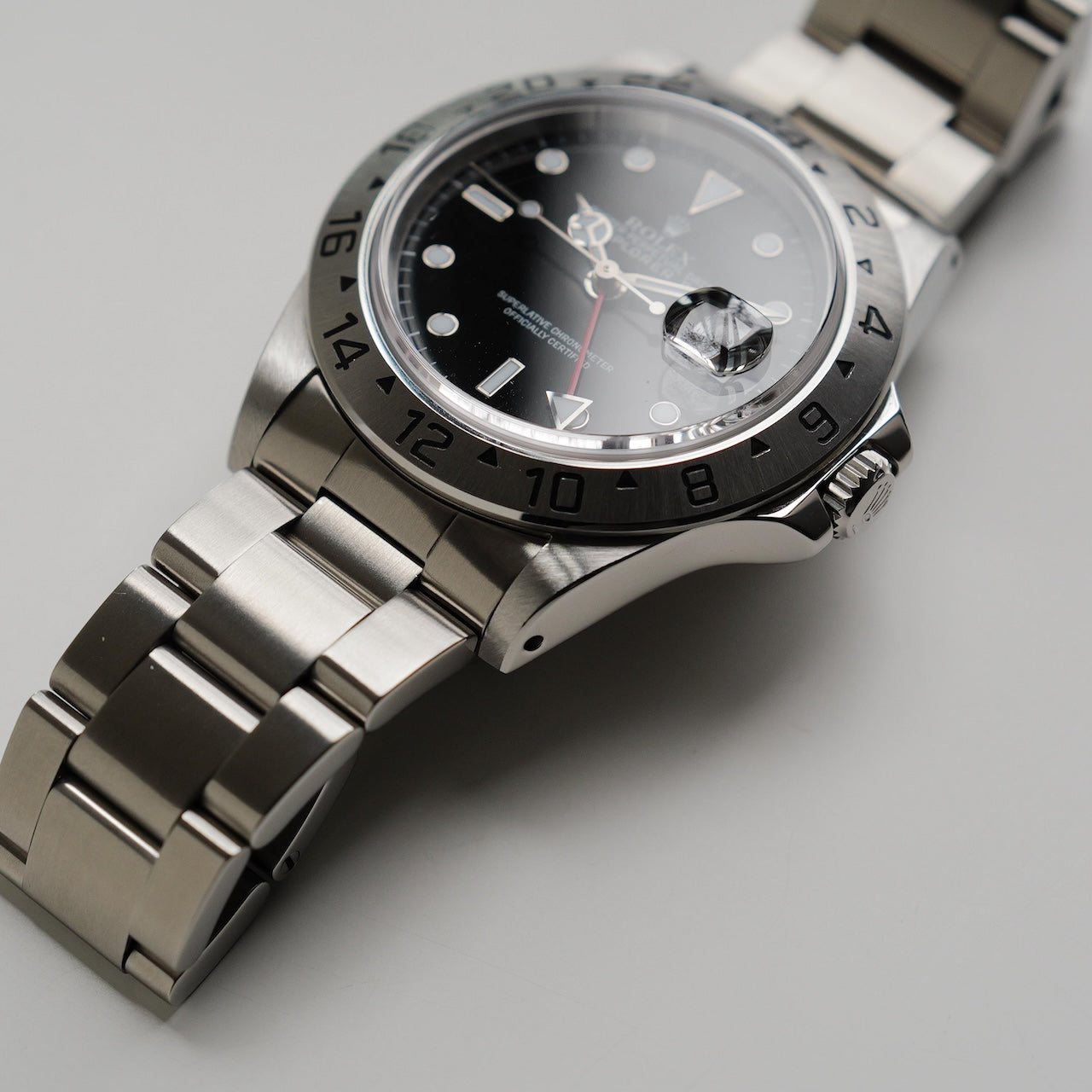 ロレックス/エクスプローラー2/16570/A番/SIWSSオンリー/黒文字盤/保証書付きフルセット/ROLEX EXPLORER 2 REF.16570 "SWISS ONLY" Black dial Full Set 1998-99Y