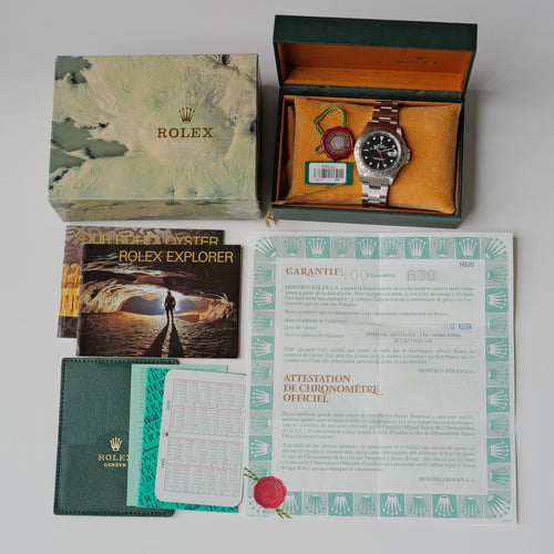 ロレックス/エクスプローラー2/16570/A番/SIWSSオンリー/黒文字盤/保証書付きフルセット/ROLEX EXPLORER 2 REF.16570 "SWISS ONLY" Black dial Full Set 1998-99Y
