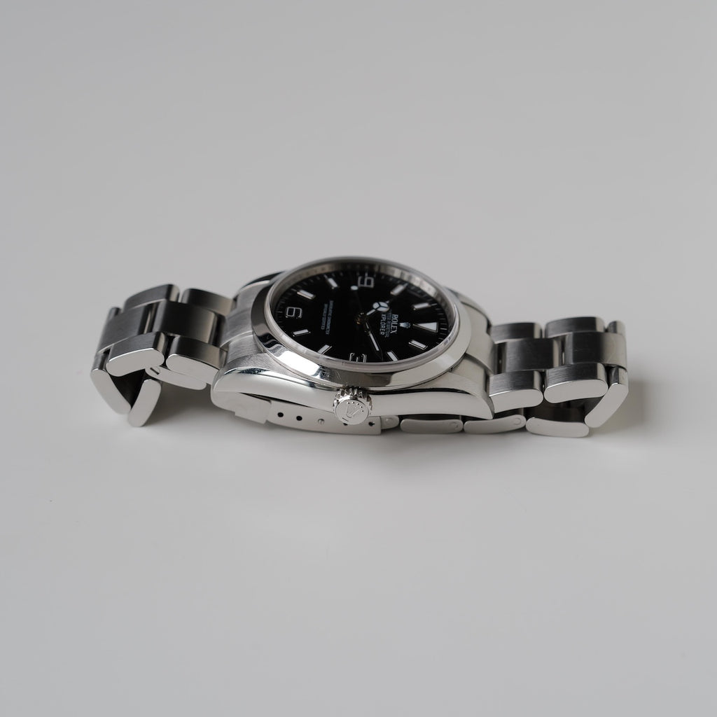 ロレックスエクスプローラー1/114270/M番/ルーレット刻印/保証書付き/ROLEX EXPLORER1 REF.114270 "Roulette Engraving" 2007-08Y with Paper