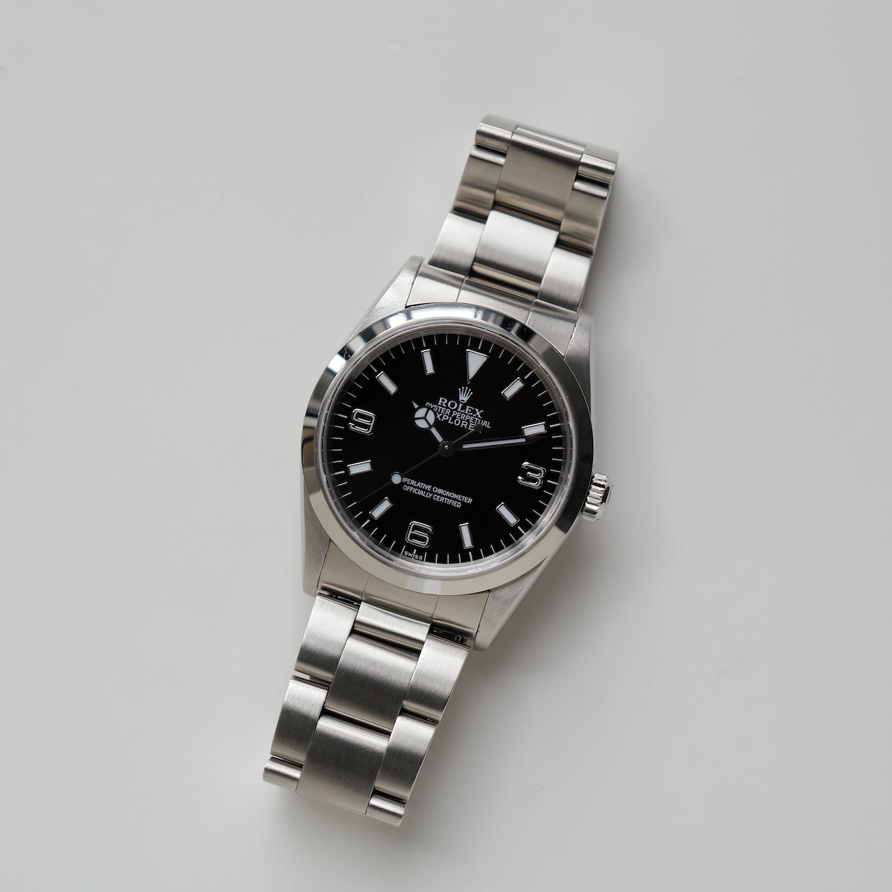 ロレックス/エクスプローラー1/14270/U番/SWISSオンリー/保証書付き/ROLEX EXPLORER1 REF.14270 "SWISS ONLY" 1997-98Y with Papar