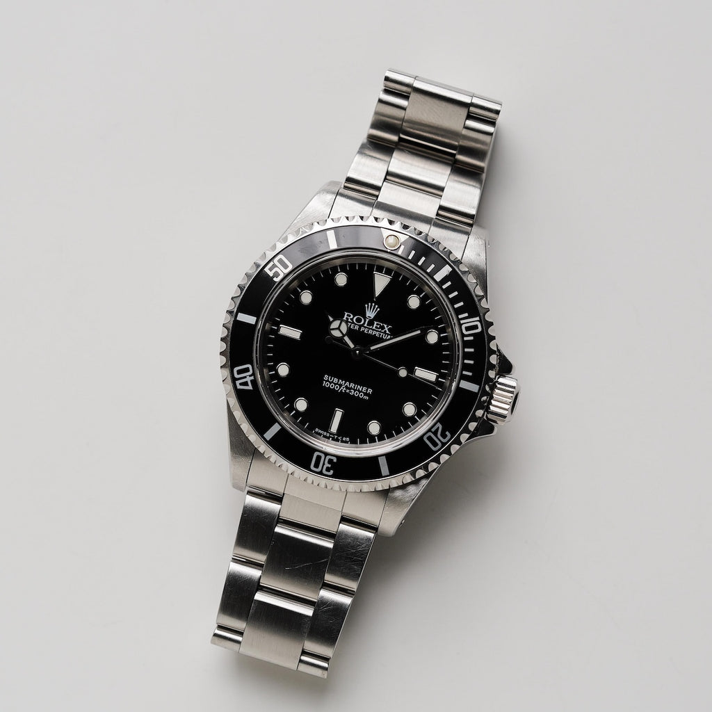 ロレックス/サブマリーナー14060/U番/2ライン/オールトリチウム/箱・保証書付き/ROLEX SUBMARINER REF.14060 "2-Line" All Tritium 1997-98Y with Box and Paper