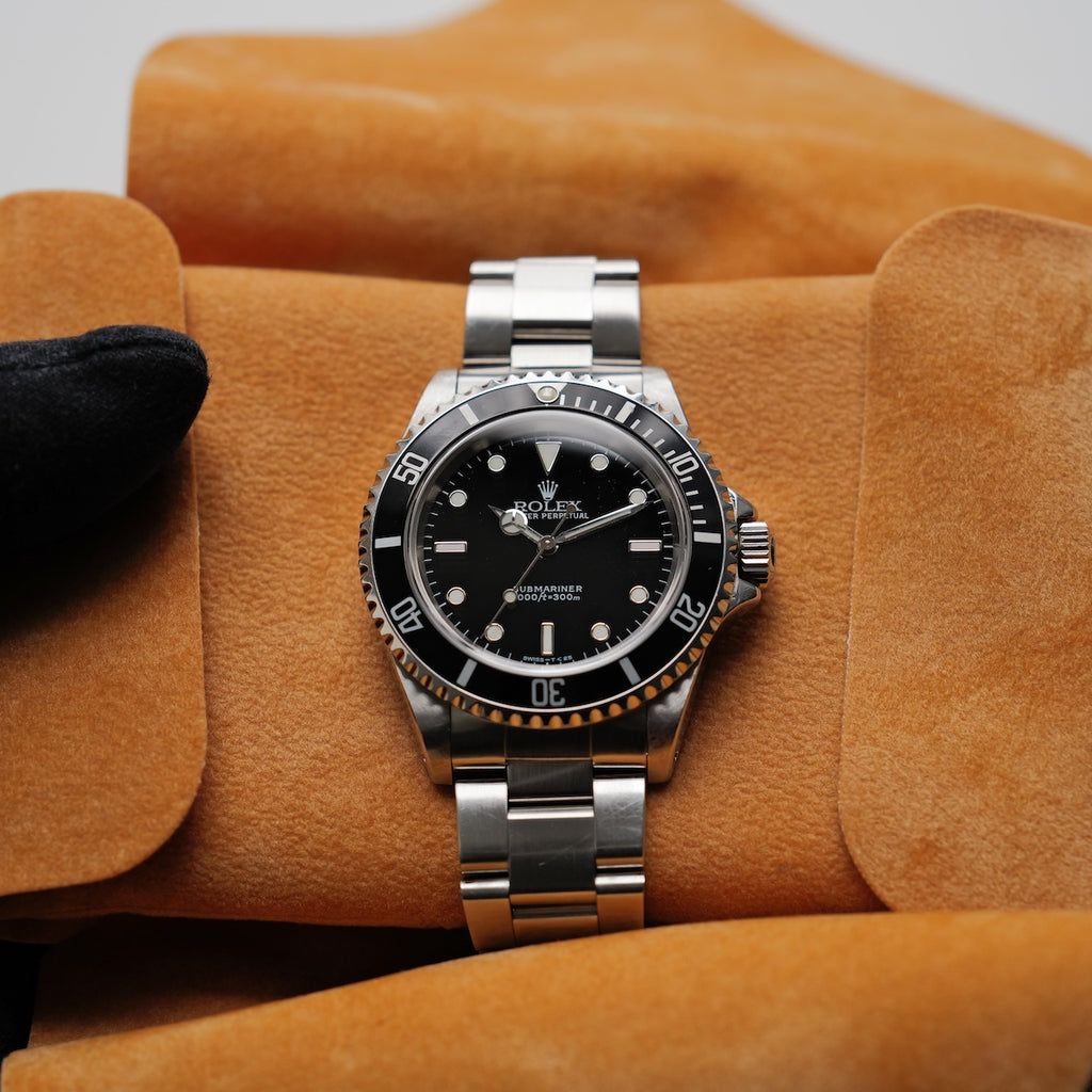 ロレックス/サブマリーナー14060/U番/2ライン/オールトリチウム/箱・保証書付き/ROLEX SUBMARINER REF.14060 "2-Line" All Tritium 1997-98Y with Box and Paper