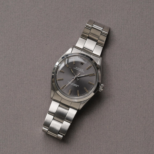 ロレックス/オイスターパーペチュアル1002/グレーダイヤル/保証書付き/ROLEX OYSTER PEPETUAL REF.1002 "GREY DAIL" with Guarantee 1969Y