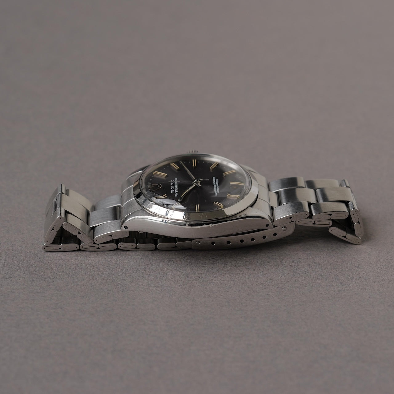 ロレックス/オイスターパーペチュアル1002/グレーダイヤル/保証書付き/ROLEX OYSTER PEPETUAL REF.1002 "GREY DAIL" with Guarantee 1969Y