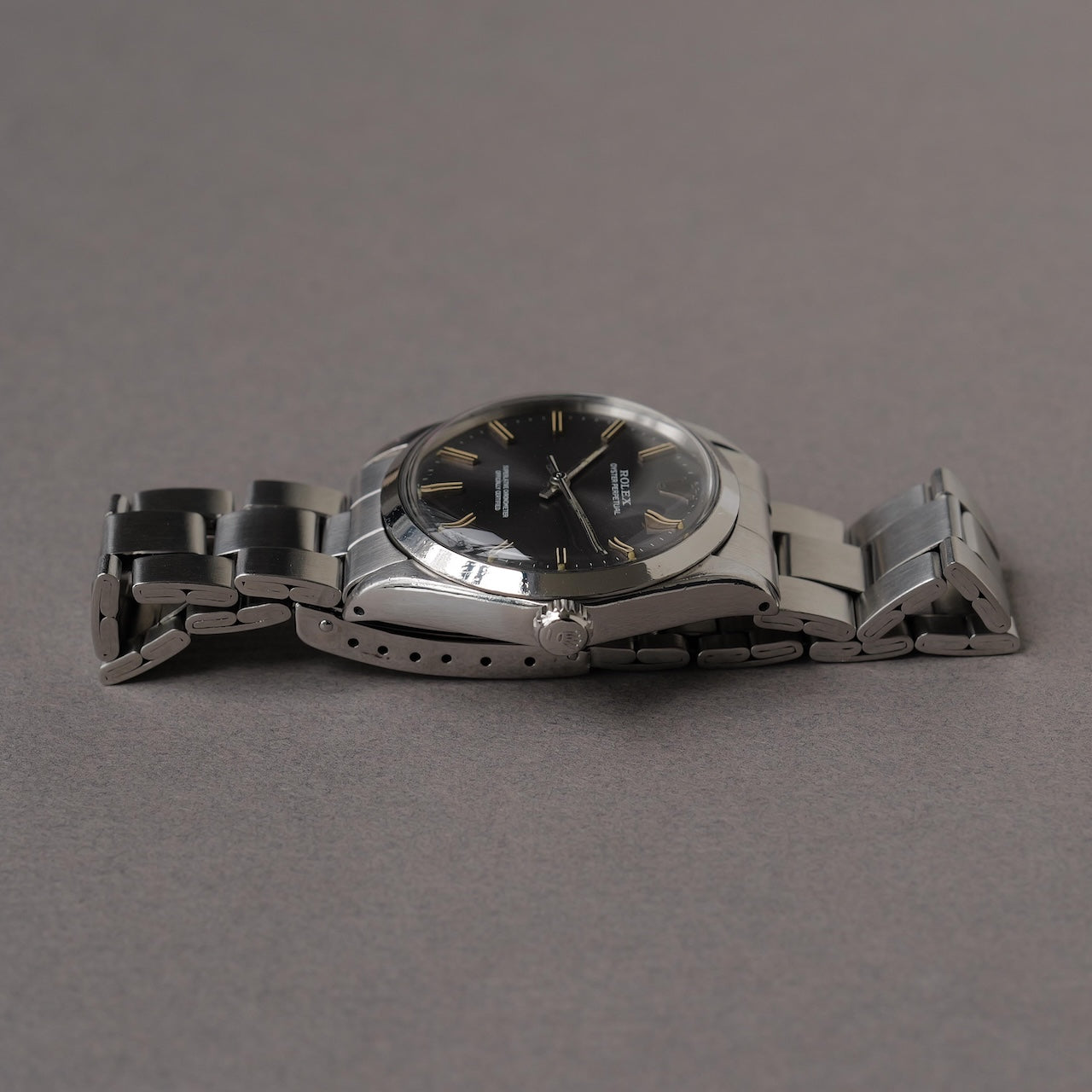 ロレックス/オイスターパーペチュアル1002/グレーダイヤル/保証書付き/ROLEX OYSTER PEPETUAL REF.1002 "GREY DAIL" with Guarantee 1969Y