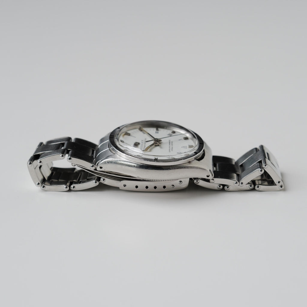 ロレックス/オイスターパーペチュアル1007/ホワイトローマン/保証書付き/ROLEX OYSTER PERPETUAL REF.1007 "WHITE ROMAN" with Guarantee 1973Y