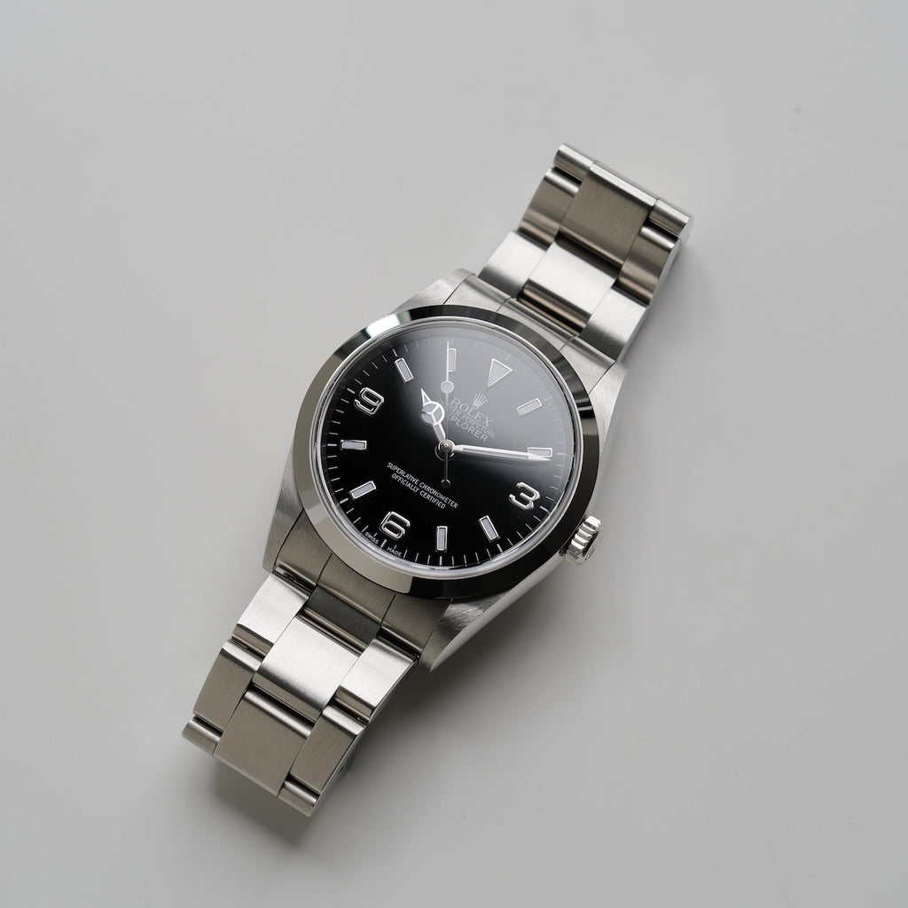 ロレックス/エクスプローラー14270/A番/ノンポリッシュ/裏蓋シール/USギャラ付きフルセット/ROLEX EXPLORER 1 REF.14270 A-Serial US Guarantee 1998-99Y Unpolished Full Set