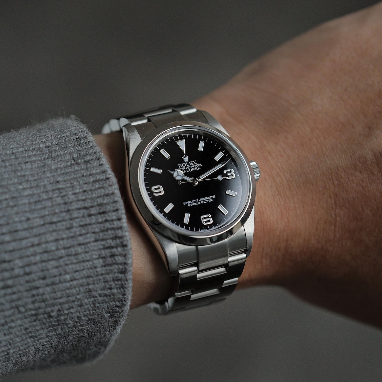 ロレックス/エクスプローラー1/114270/K番/スモールSWISS/ROLEX EXPLORE 1 REF.114270 SMALL SWISS K-Serial 2001Y