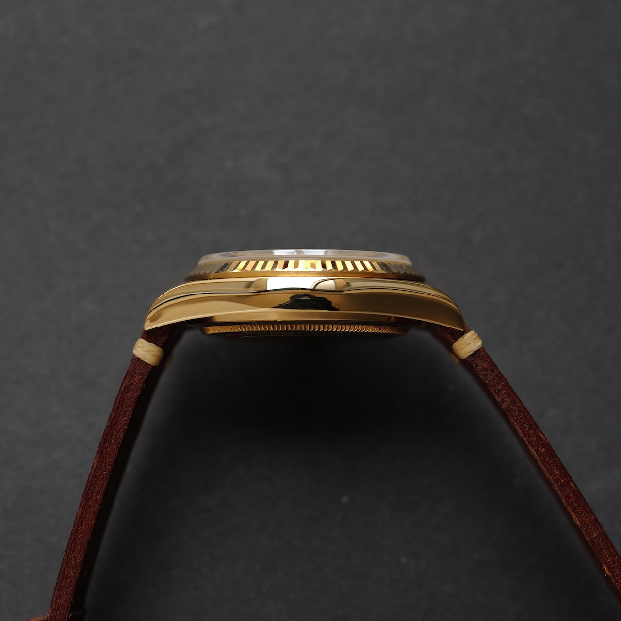 ロレックス/デイトジャスト16018/ウォールナット/ウッドダイヤル/18Kイエローゴールド/ROLEX DATE JUST REF.16018 "WALLNUT" Wood Dial 18KYG 1982Y